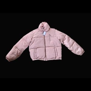 Women’s Pink Puffer Jacket!